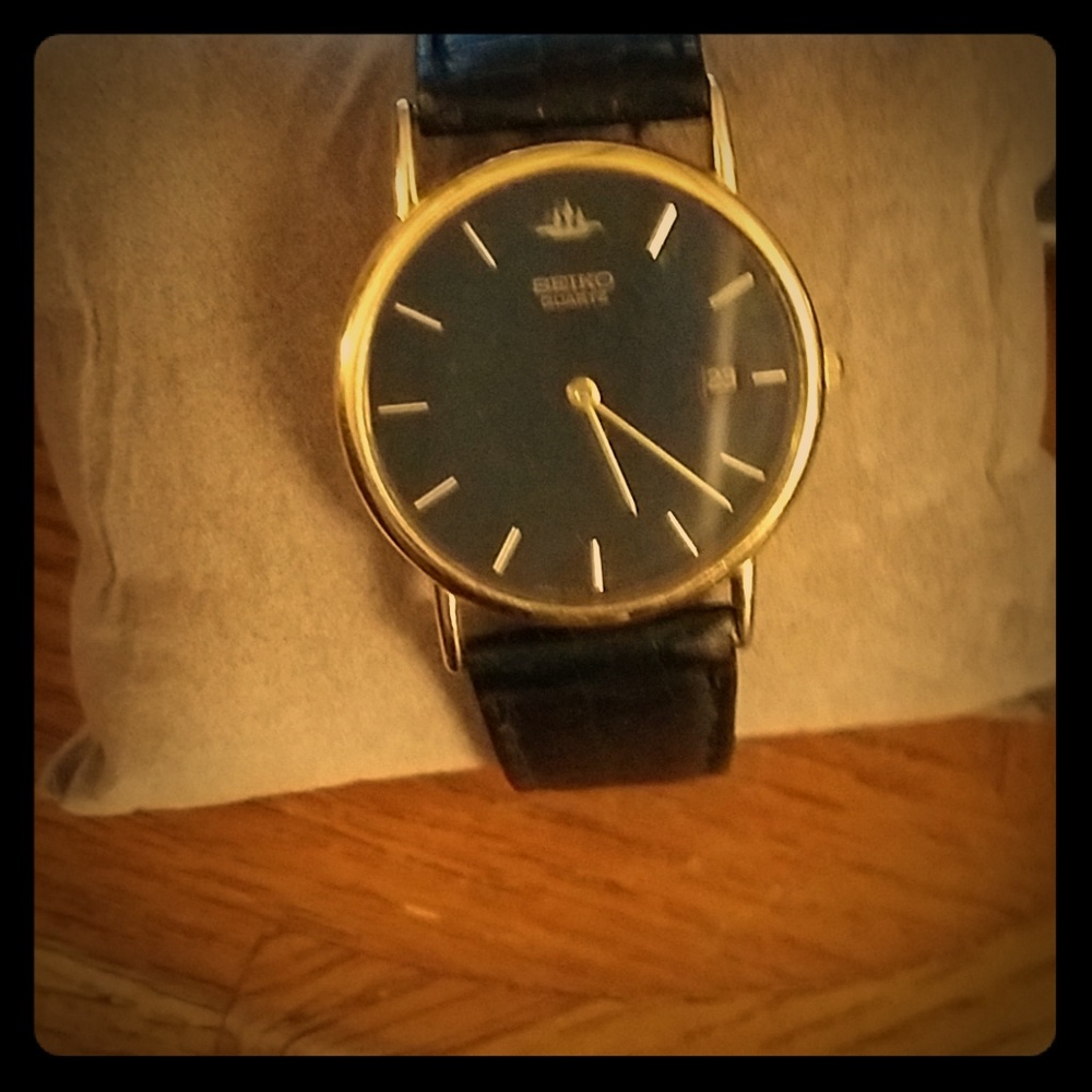 Mens black watch